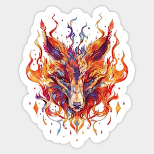 Fire Magic Sigil Sticker